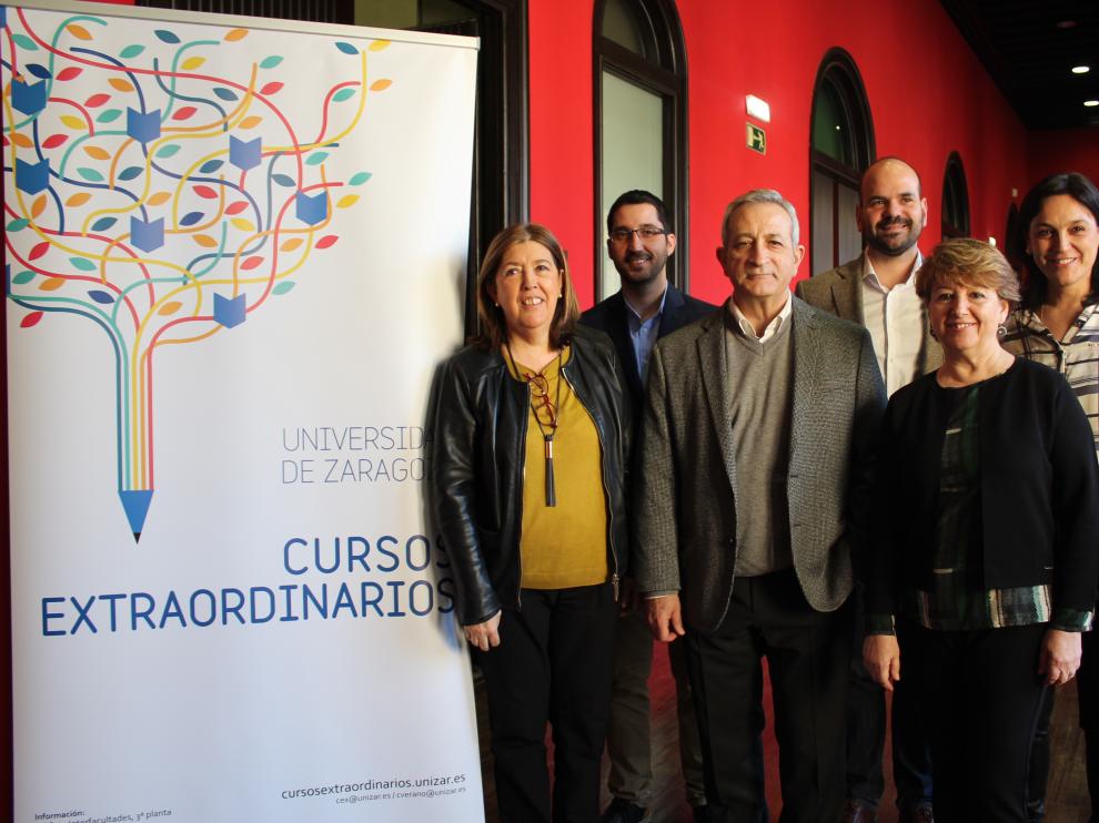 Presentación de la primera edición de invierno de sus Cursos Extraordinarios de la Universidad de Zaragoza