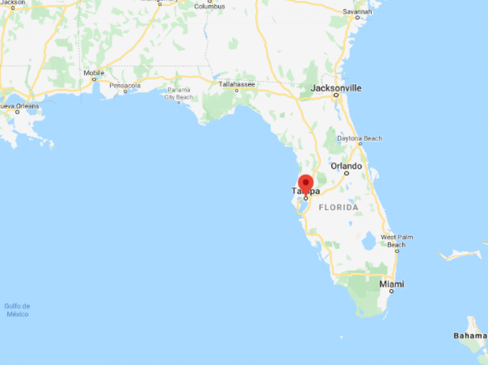 El suceso ocurrió en la ciudad de Tampa