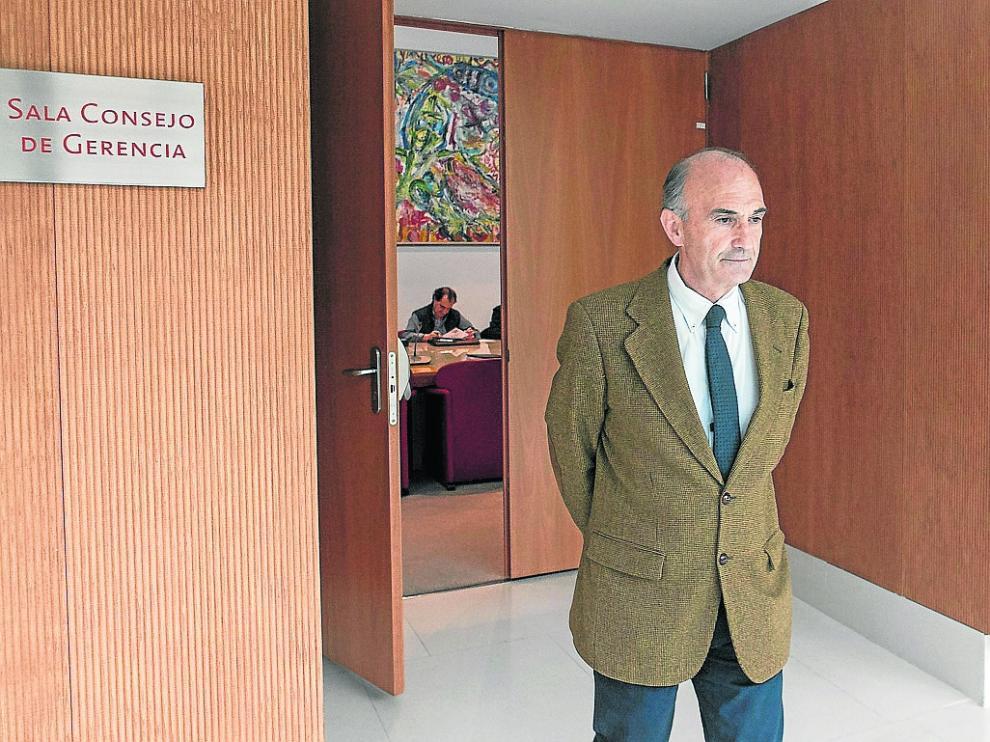 Miguel Ángel Portero, durante la comisión de investigación de Ecociudad