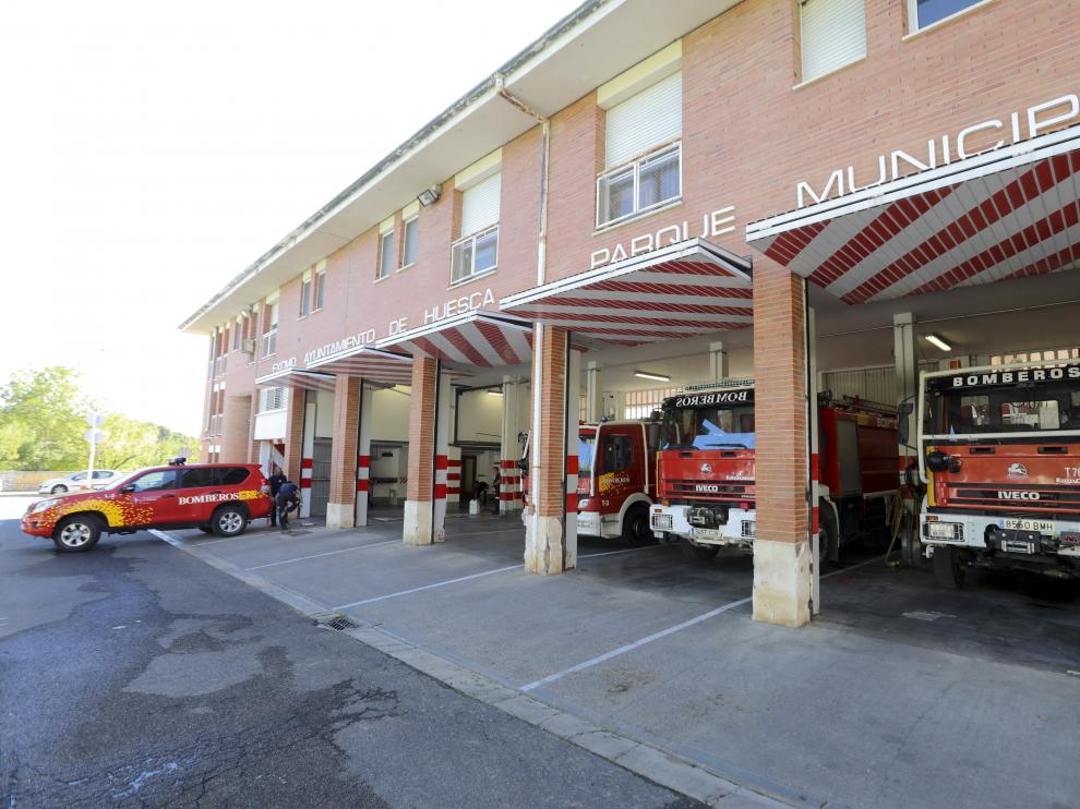 Parque de bomberos de Huesca.