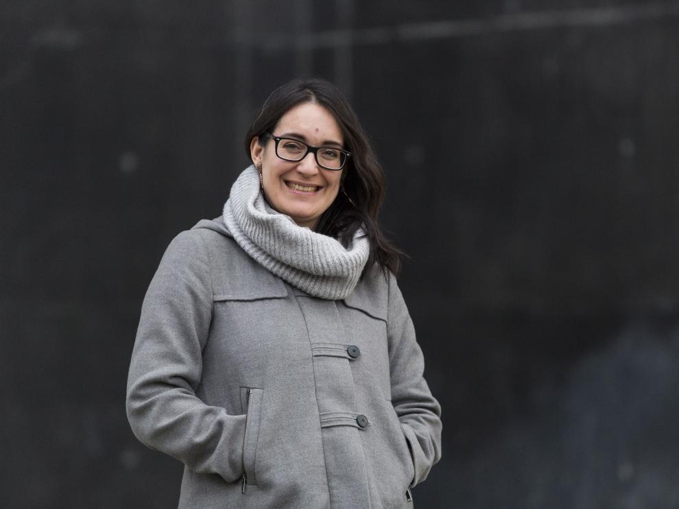 Digna Couso, en una reciente visita a Zaragoza.