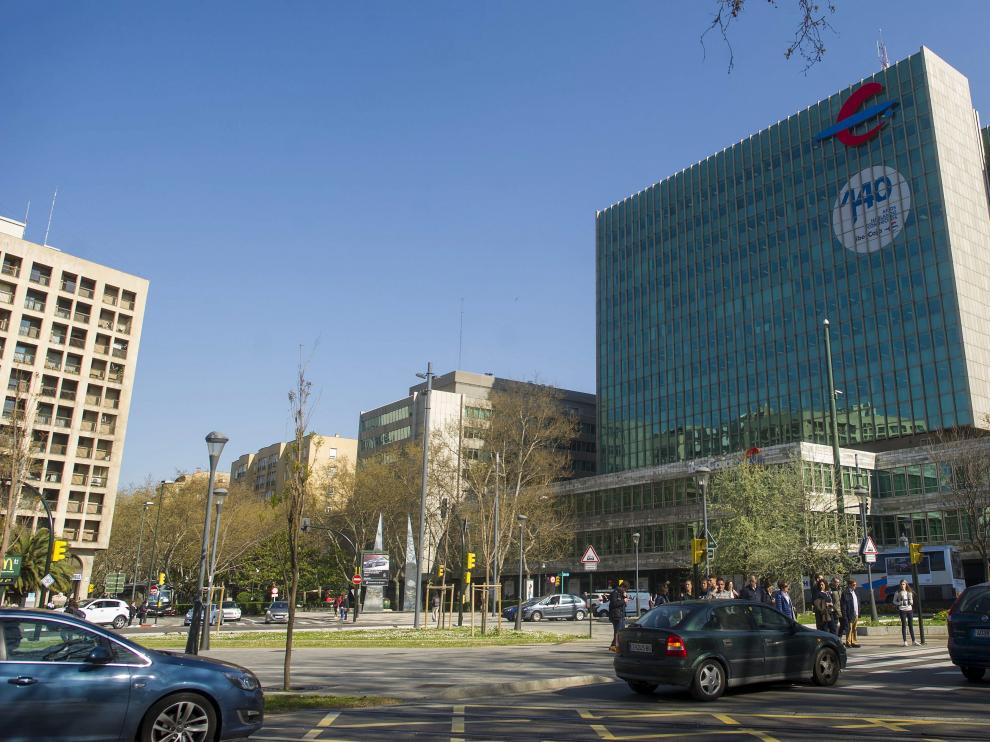 Sede central de Ibercaja en Zaragoza.