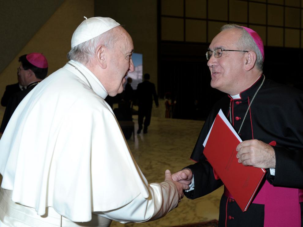 El Papa recibe al obispo de Barbastro - Monzón