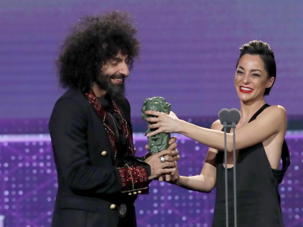 Ara Malikian y Nata Moreno, con el Goya al mejor documental.