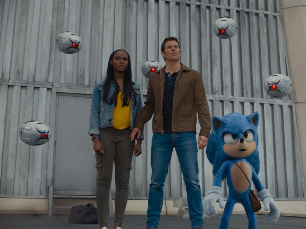 Fotograma de 'Sonic. La película! que se estrena en cartelera este 15 de febrero.