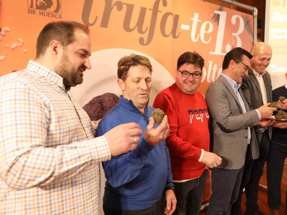 Presentación de la jornada de Trufa-te en la Diputación de Huesca.