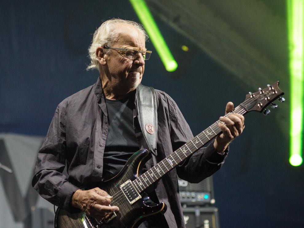 Una imagen de Martin Barre perteneciente a su gira de celebración de los 50 años en Jethro Tull. Foto cedida por Antípodas producciones