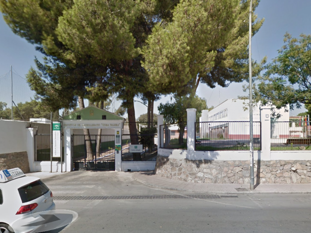 Puerta del instituto de Almería