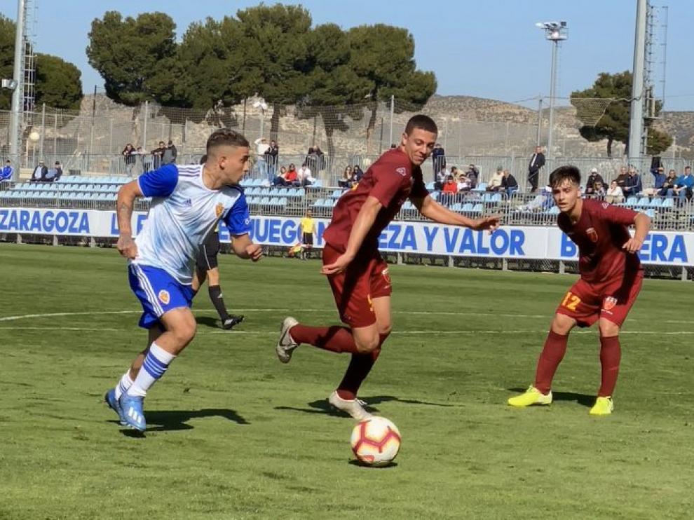 Imagen del partido de esta tarde