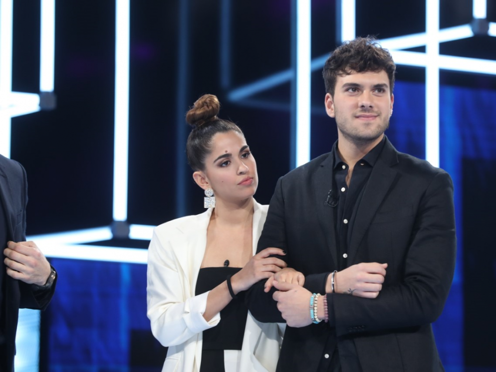 Anaju y Javy, los dos candidatos a la expulsión en la quinta gala de 'Operación Triunfo'.