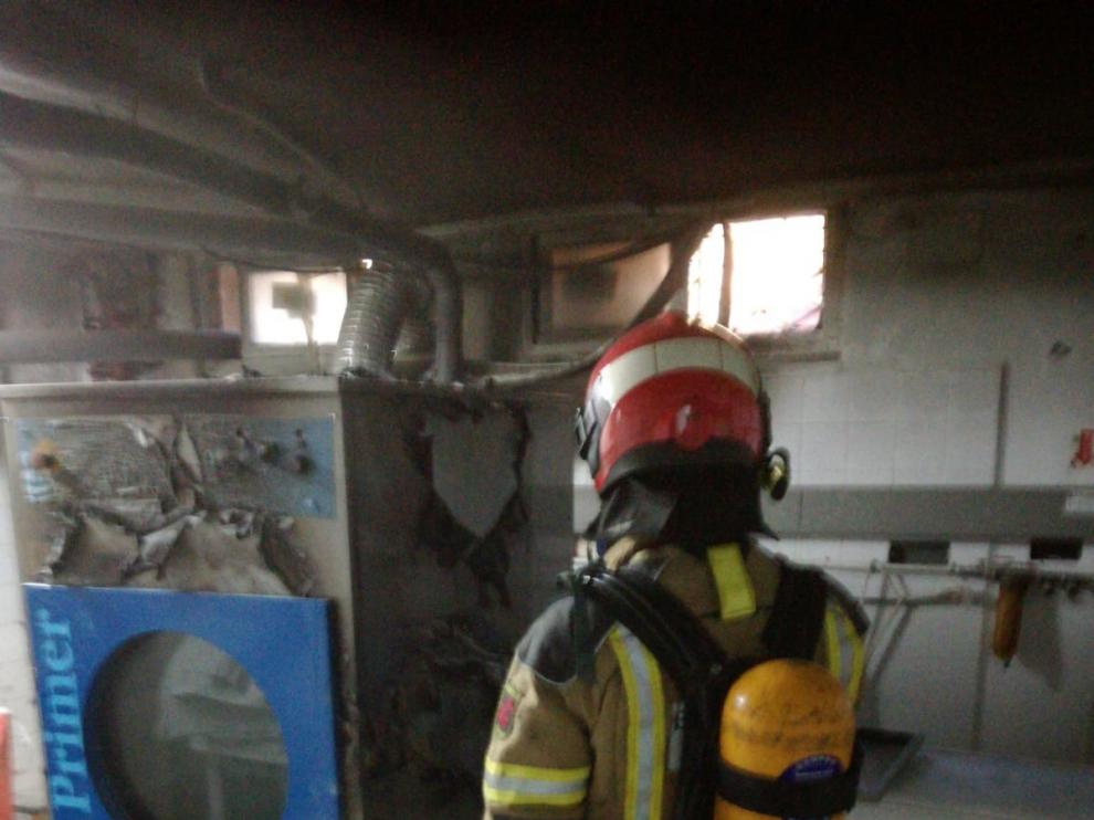 El fuego ha causado daños materiales