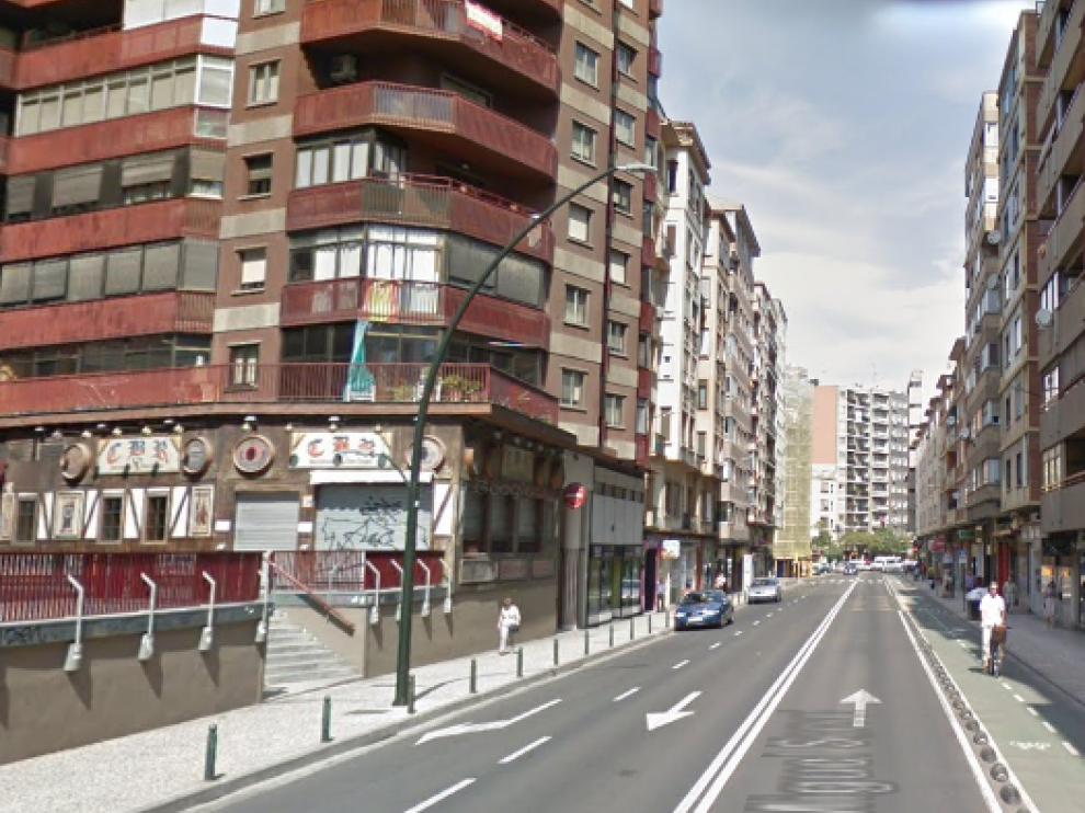 El accidente ocurrió a la altura del número 19 de la calle de Miguel Servet