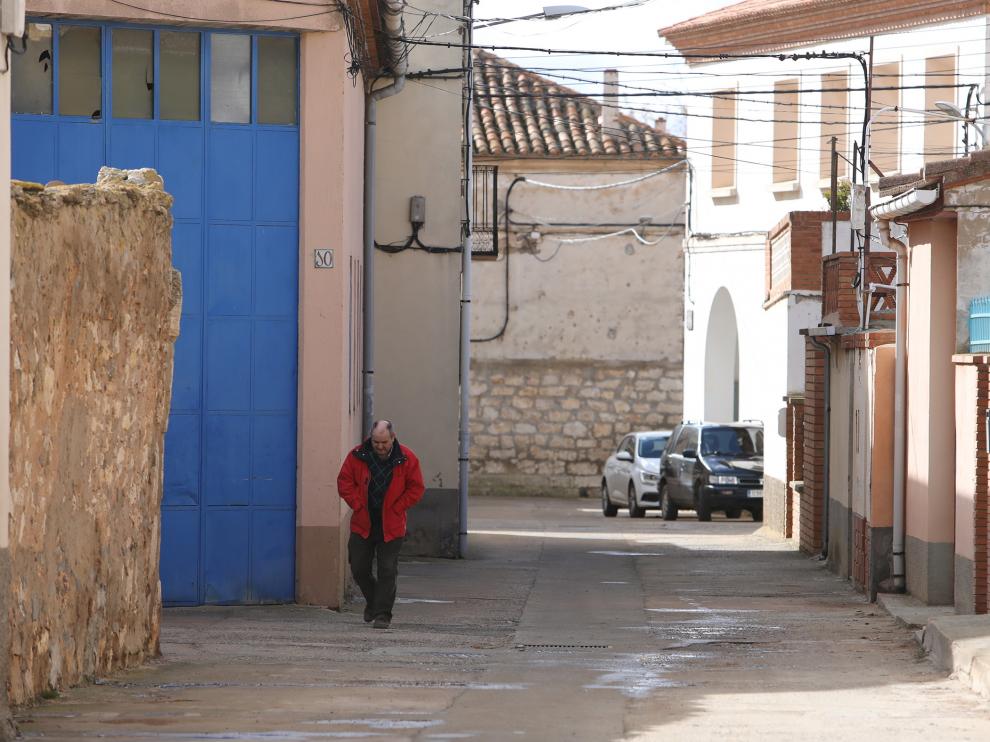 Una calle de Perales del Alfambra.