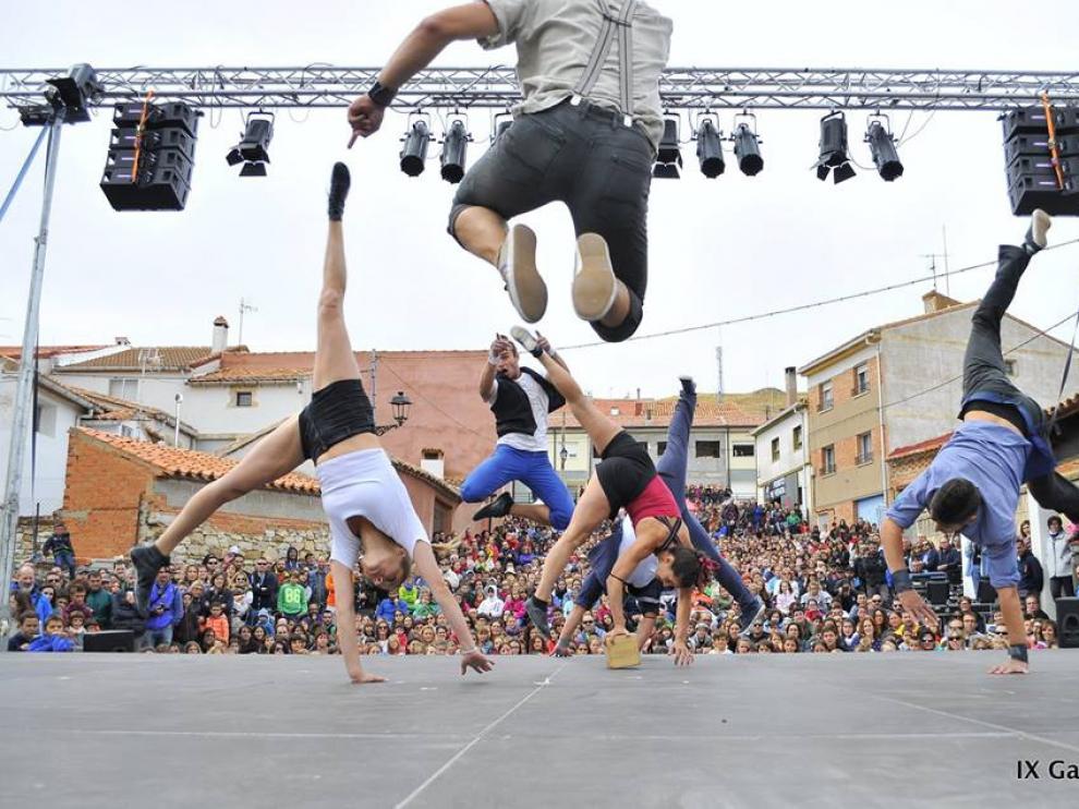 Danza al aire libre con el festival Gaire.