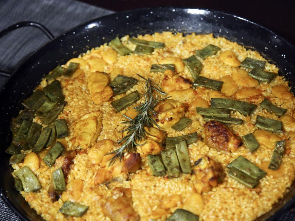 La paella valenciana que elaboran en el restaurante Irreverente.
