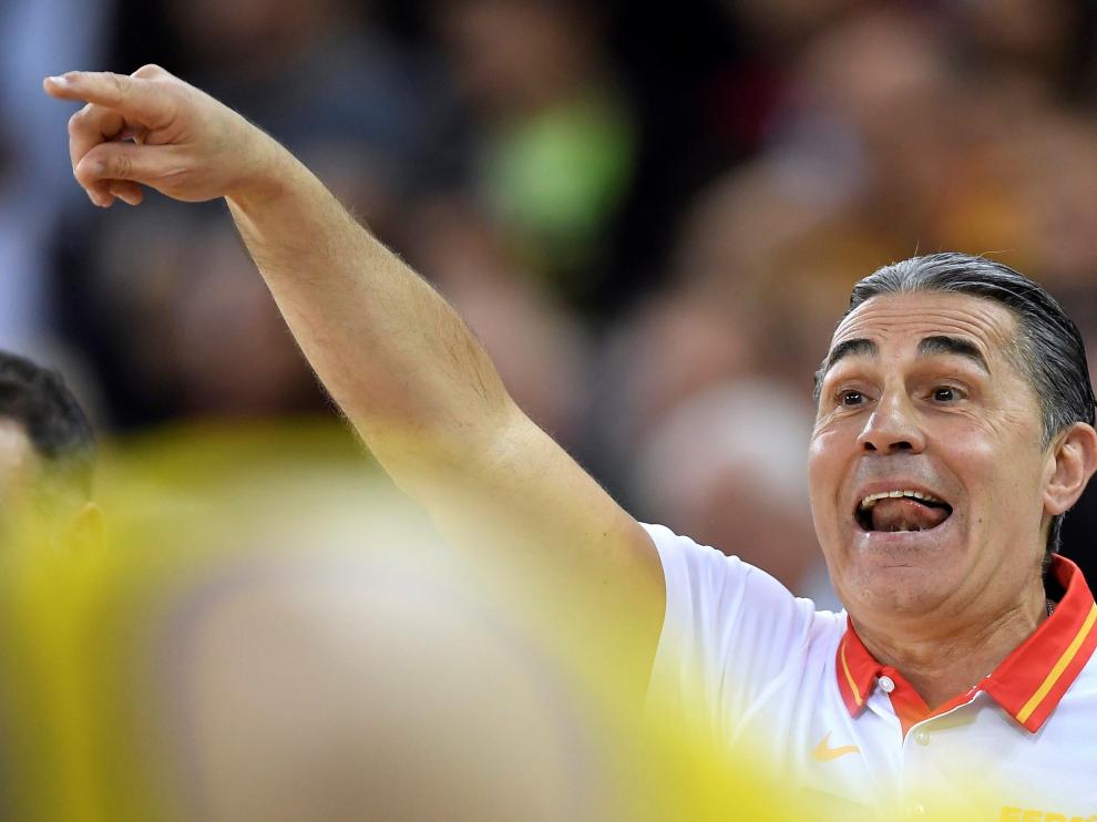 El seleccionadro español, Sergio Scariolo.