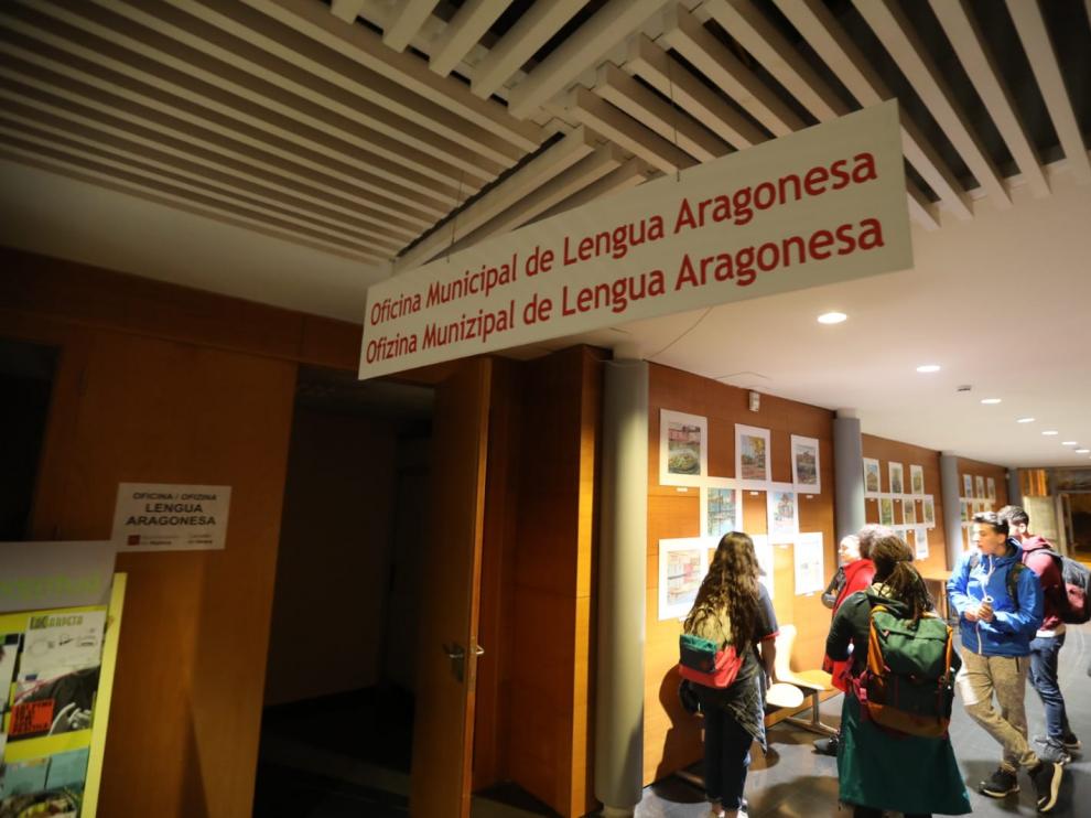 La Oficina de Lengua Aragonesa está en el CC Manuel Benito Moliner.