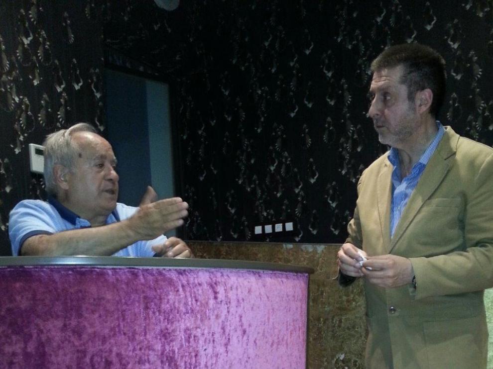 Marianico el Corto junto a Carlos Bogdanich