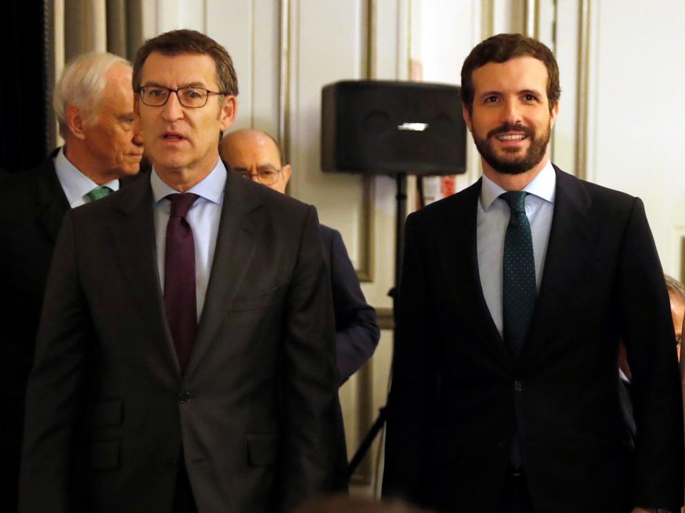 Feijoo participa en desayuno informativo