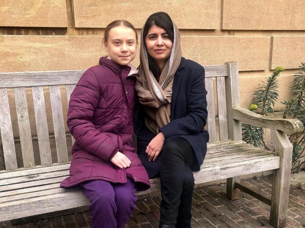 Greta Thunberg y Malala