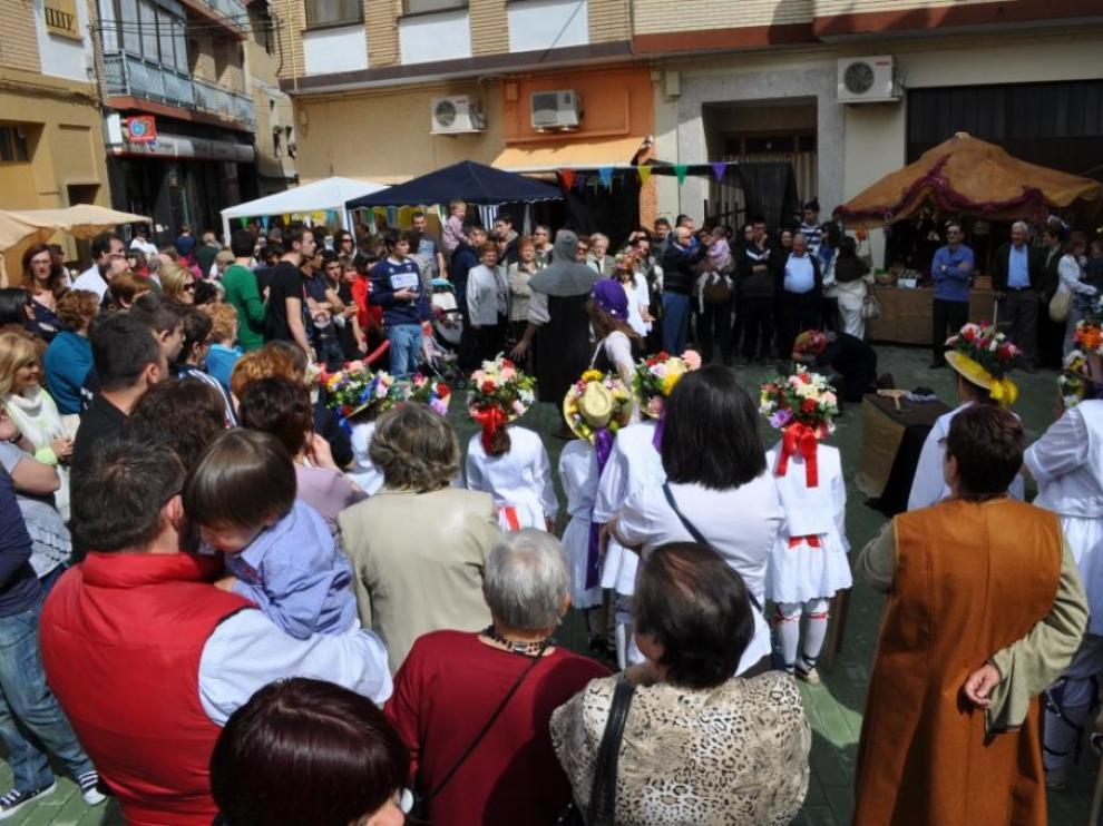 Uno de los alicientes de la festividad de San Jorge es el mercado medieval.