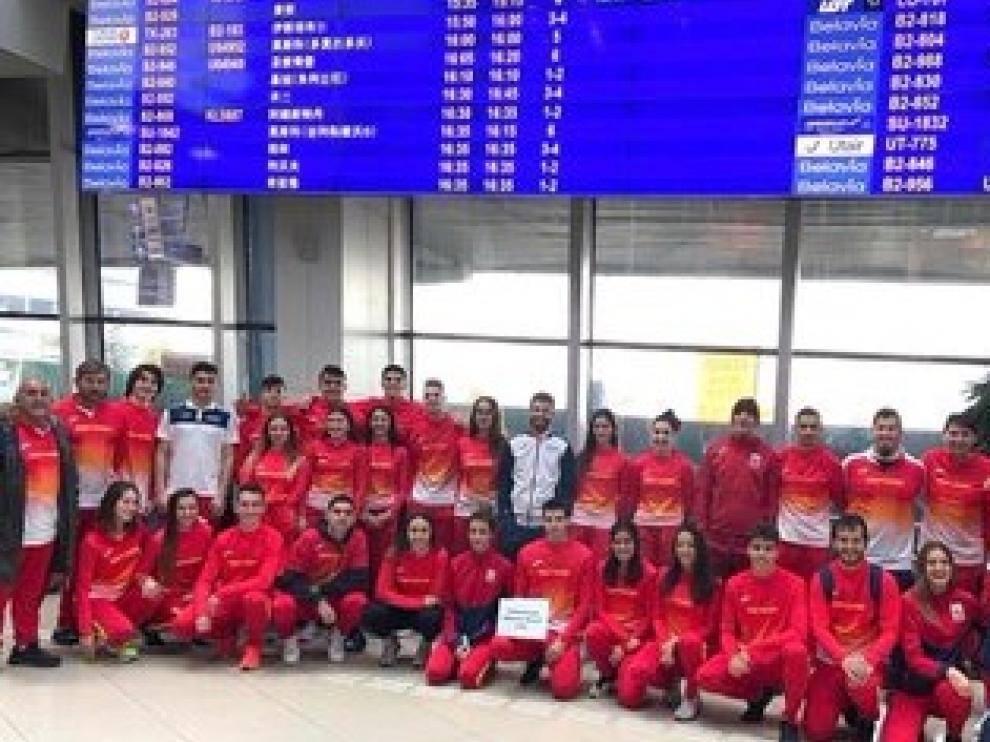 La delegación española, en el Encuentro Internacional de Minsk
