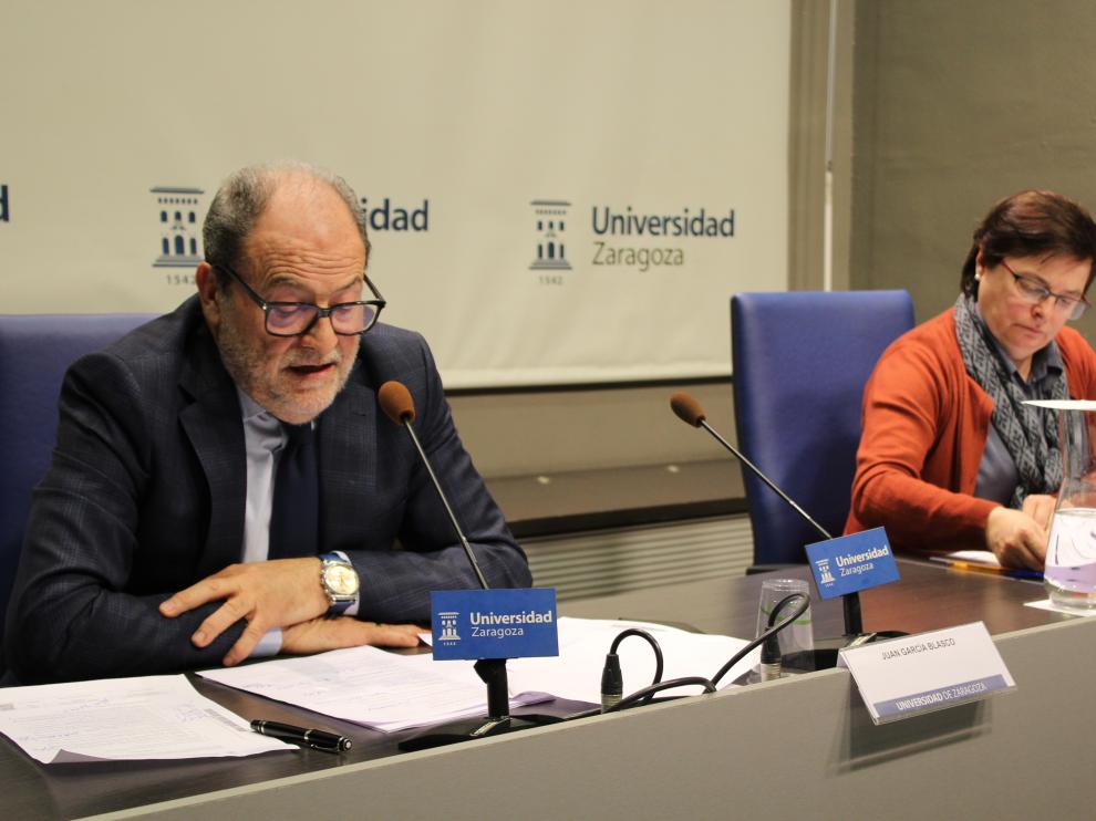 Consejo de Gobierno de la Universidad de Zaragoza, este miércoles.