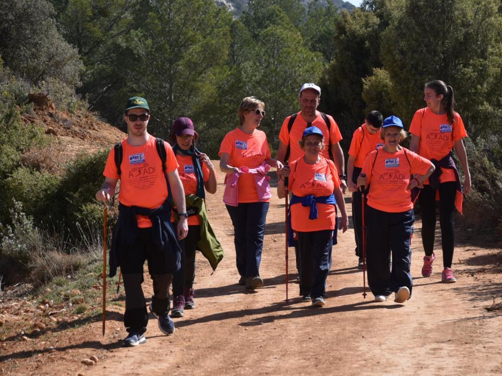 El año pasado, 550 personas participaron en la marcha de Alcorisa