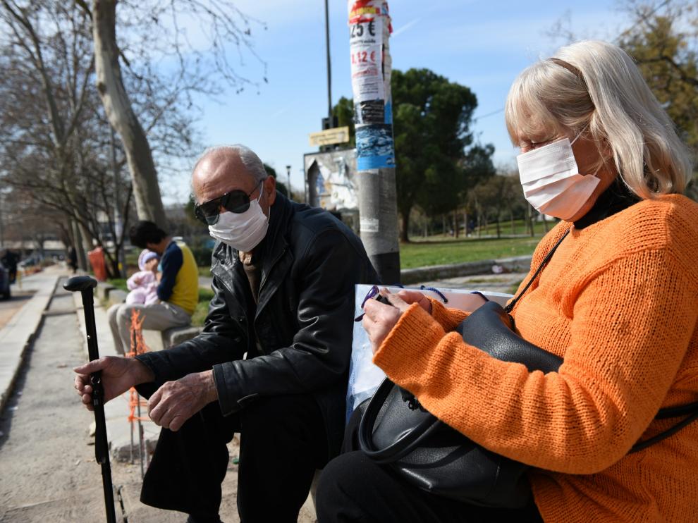 Mascarillas en la calle