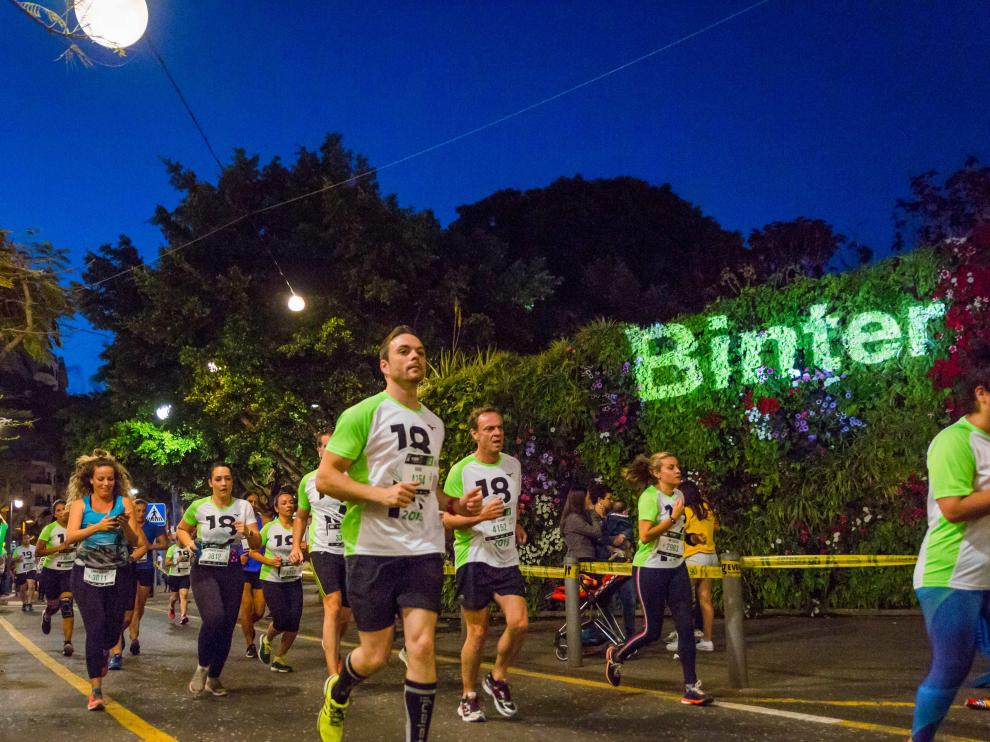 La Binter NightRun en una de sus ediciones en Canarias.