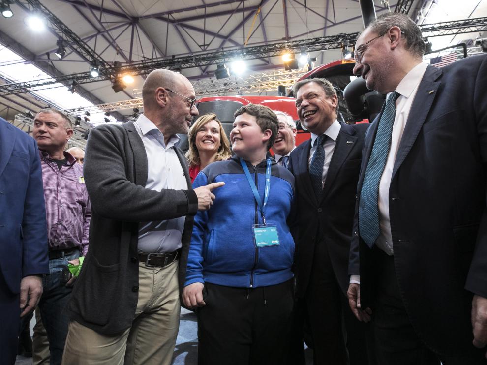 Miquel Montoro junto al ministro de Agricultura en FIMA.