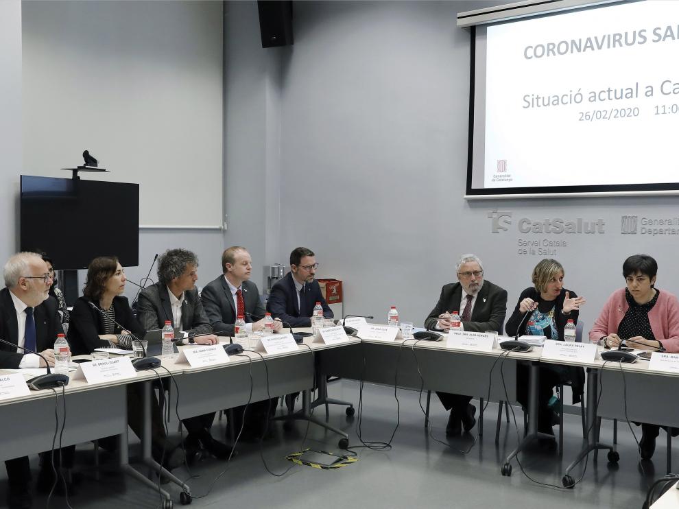 Reunión de la consejería de Salud en Cataluña.
