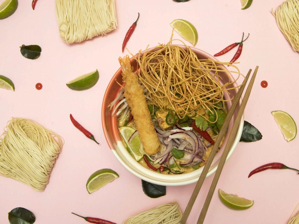 Ramen en la Hamburguesería Heroísmo.