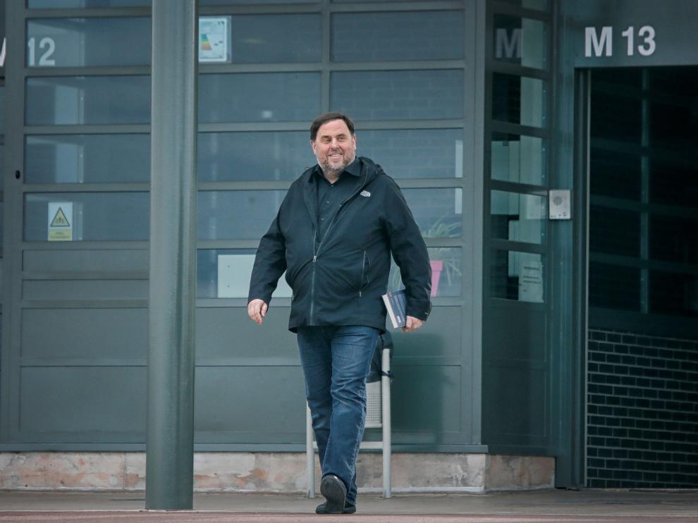 Junqueras a su salida de prisión
