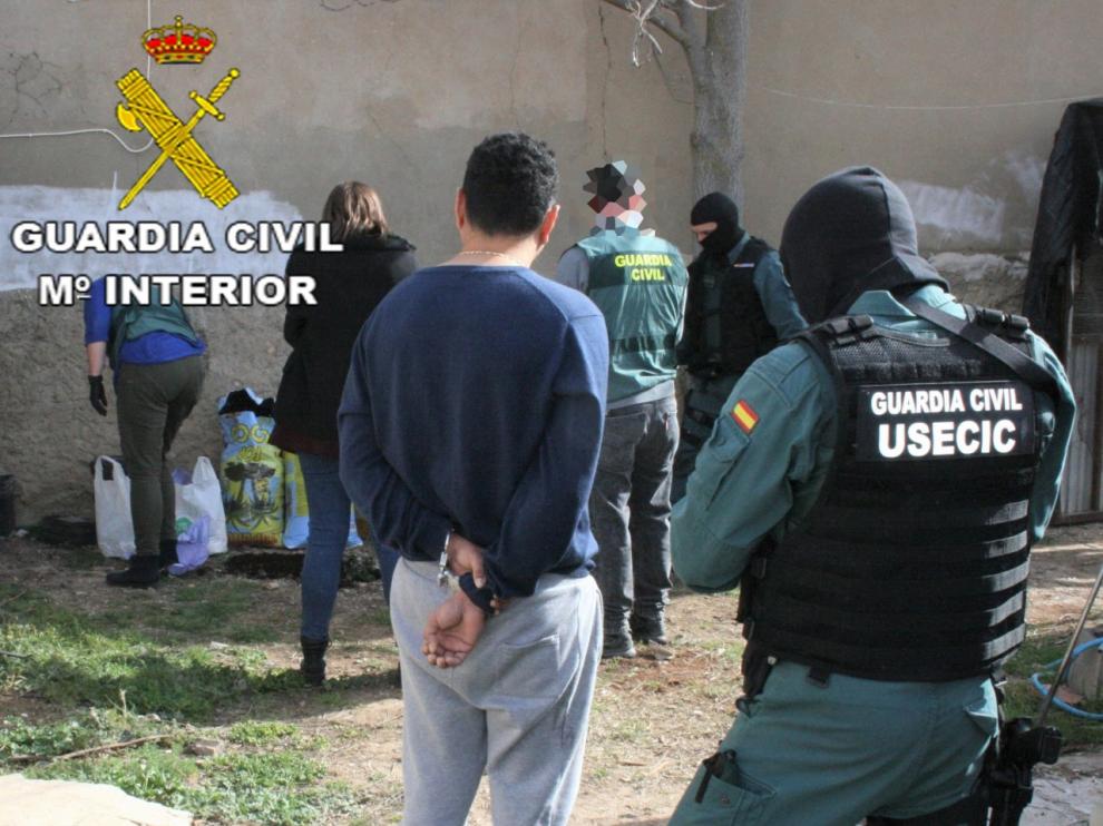 Momento de las detenciones