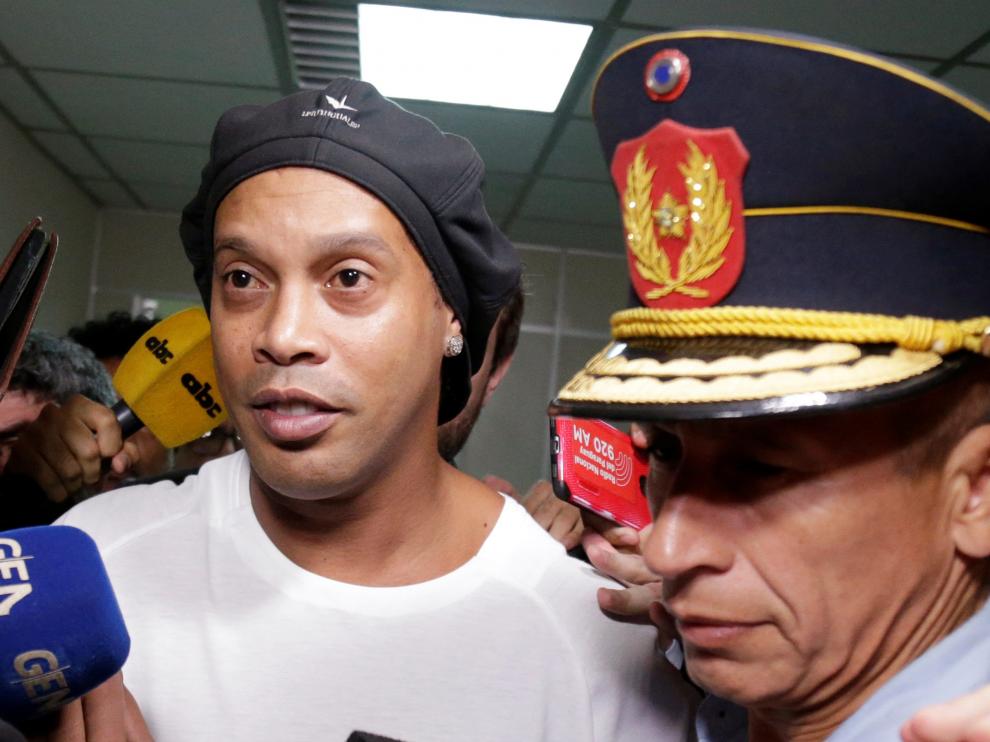 Ronaldinho, tras declarar ante el juez