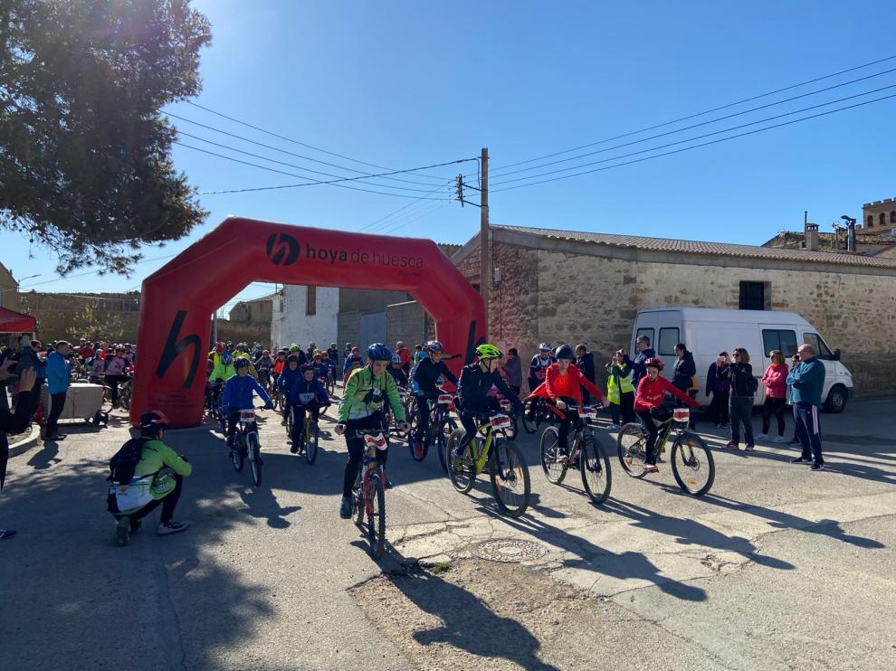 Salida de la XI BTT Las Grullas.