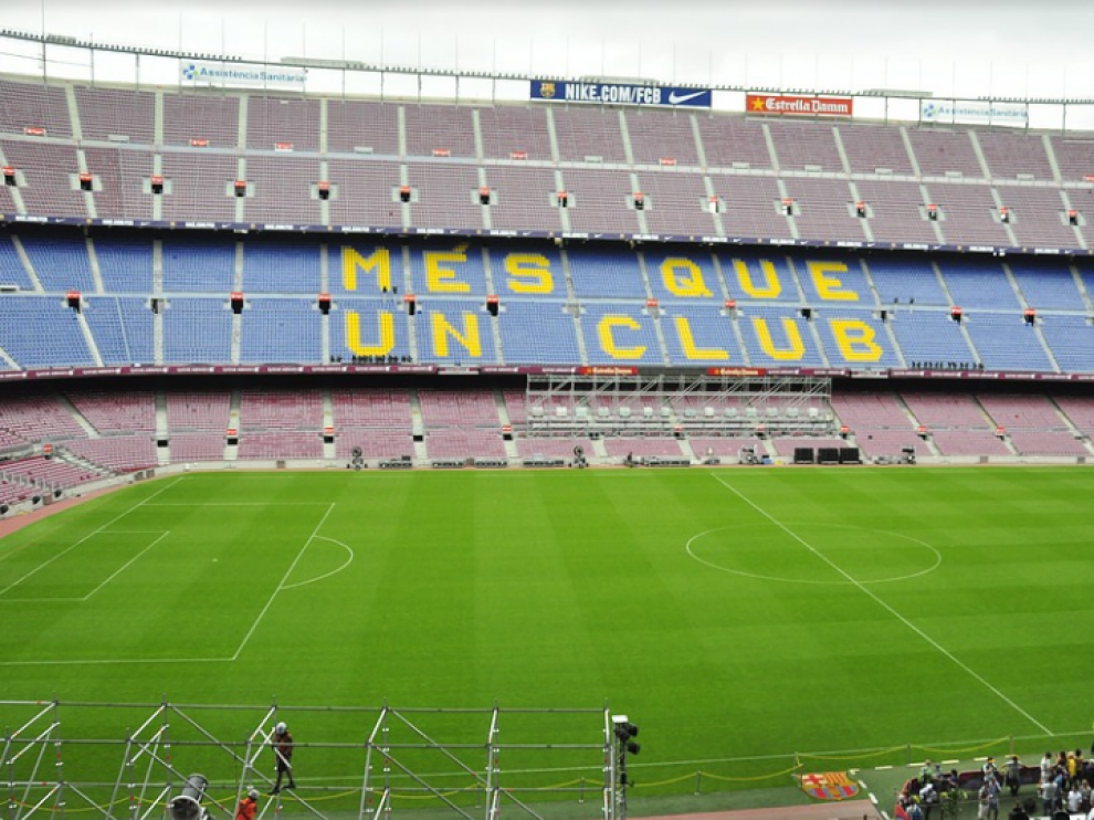 Camp Nou, imagen de archivo.