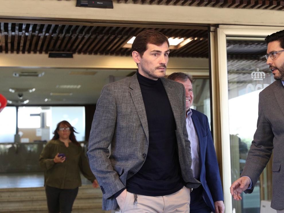 Iker Casillas se reúne con la presidenta del CSD