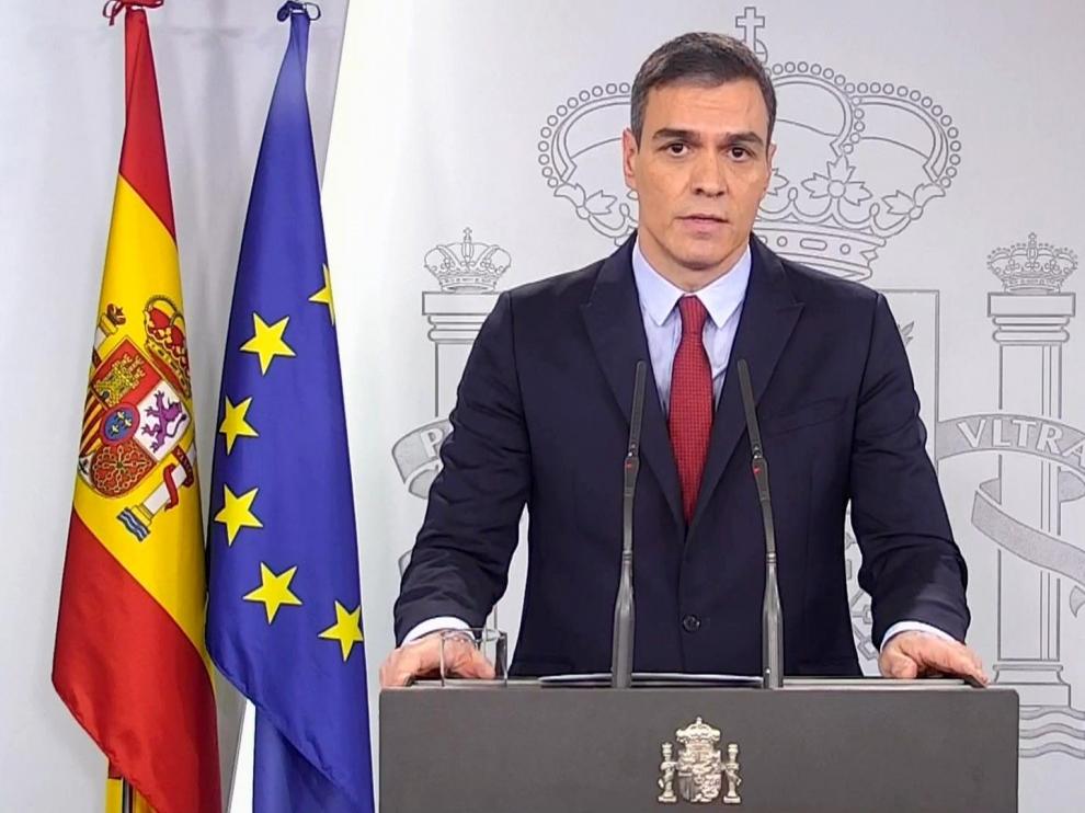 El presidente del Gobierno, Pedro Sánchez