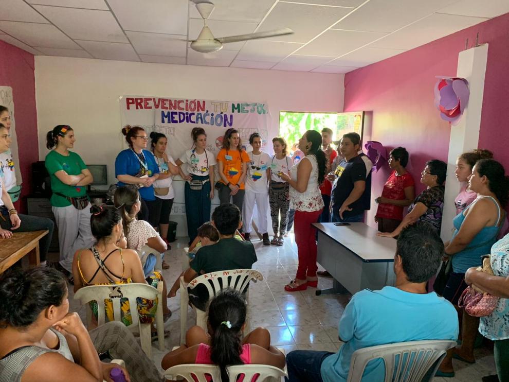 Imagen de la campaña sanitaria desarrollada en Ecuador