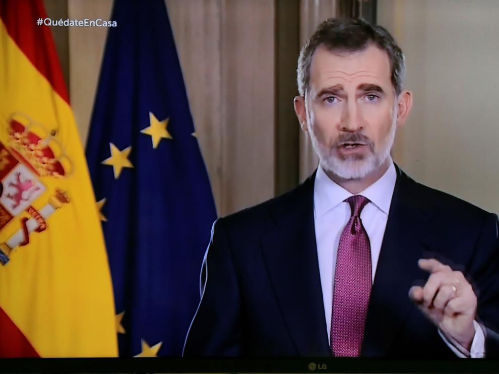 Mensa del rey Felipe a los españoles por la crisis del coronavirus