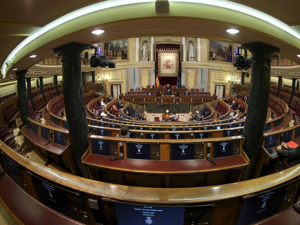 Vista general del pleno del Congreso