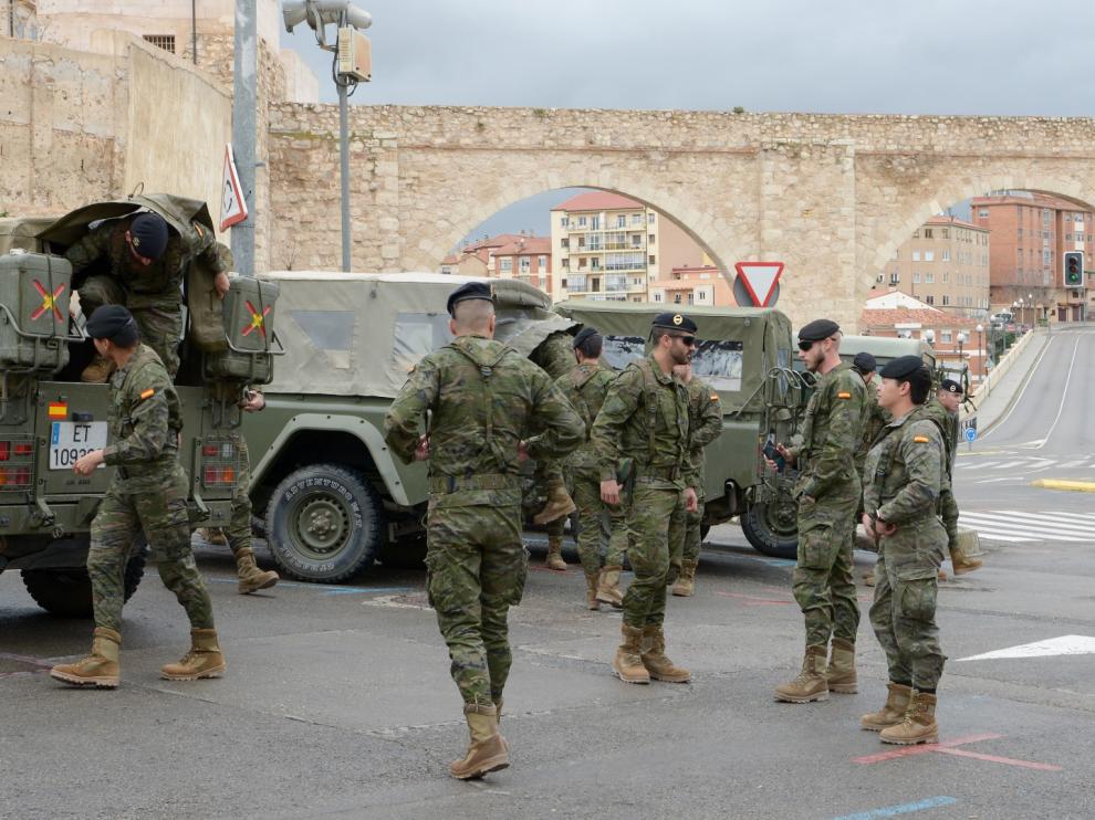 Militares en Teruel