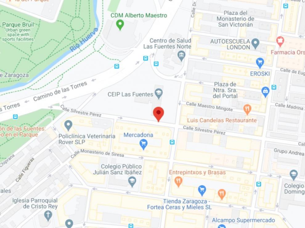 El arresto se ha llevado a cabo en la calle de Silvestre Pérez, en el barrio de Las Fuentes de Zaragoza.