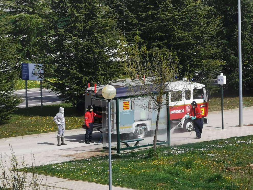 Desinfección en Jaca