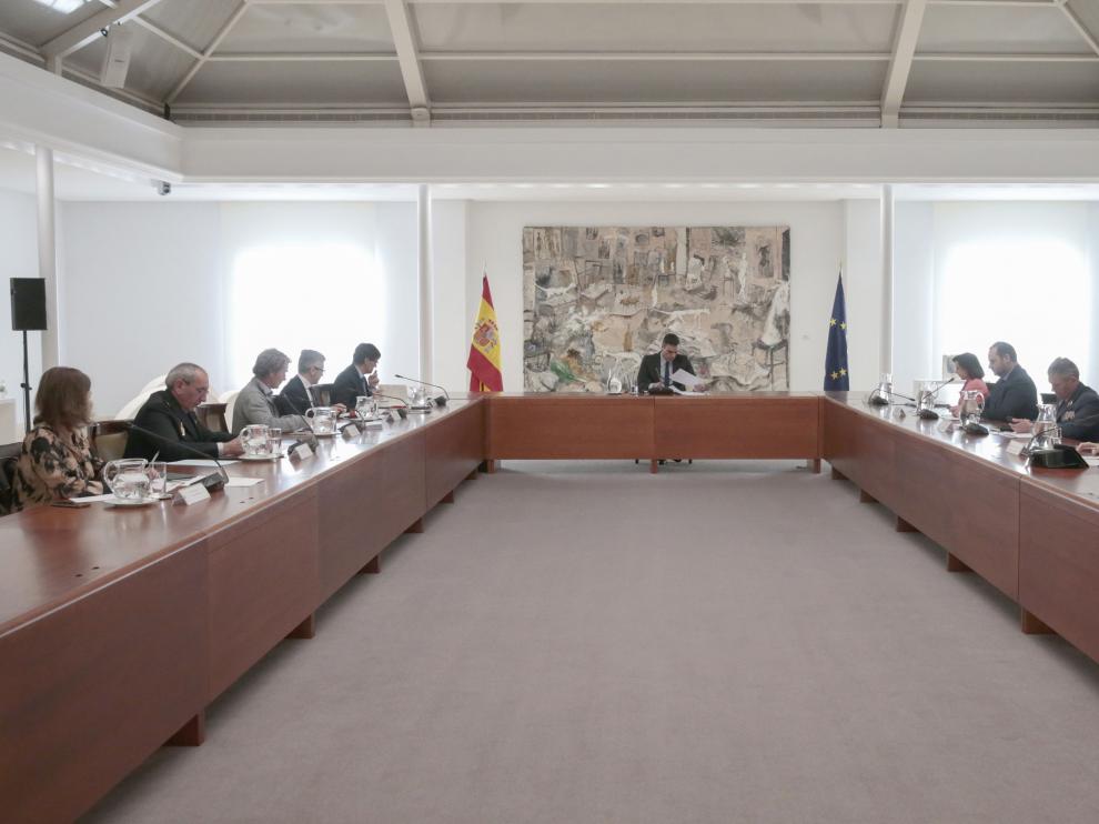 Pedro Sánchez preside una nueva reunión del Comité de Gestión Técnica del Coronavirus