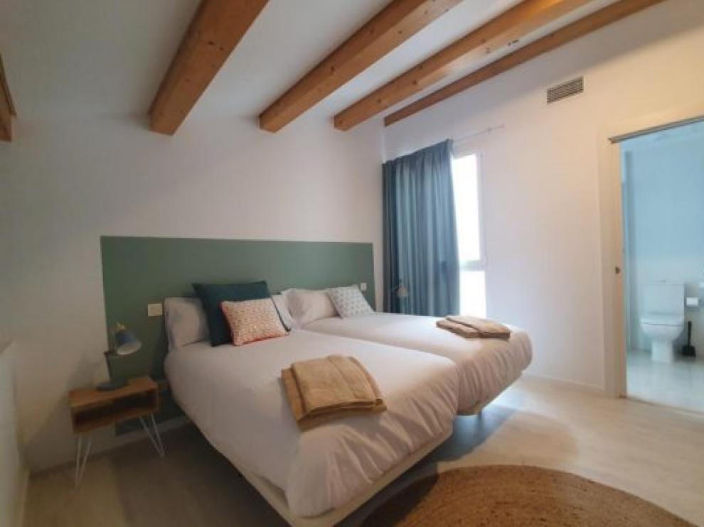 Uno de los apartamentos que se facilitarán a médicos con riesgo de contagio en Zaragoza.