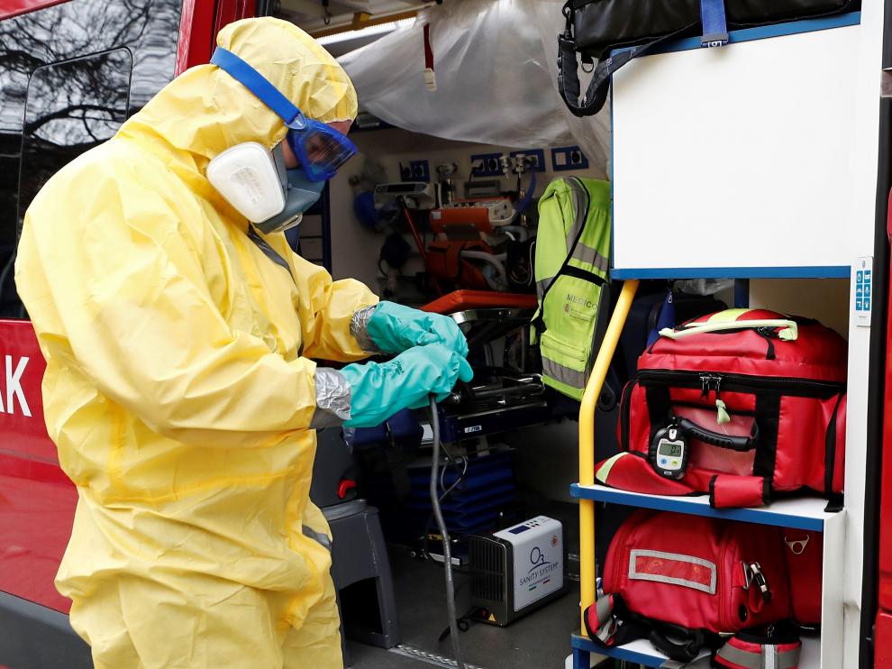 DYA implanta un túnel de desinfección de ambulancias y material sanitario