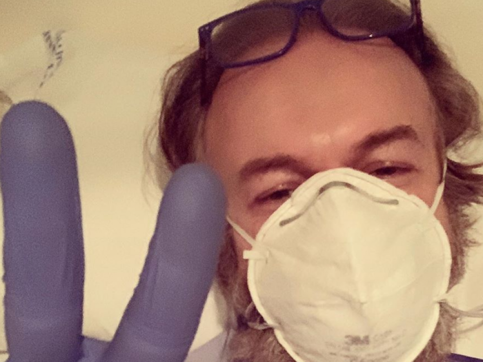 Foto compartida por el actor Tristán Ulloa en Instagram